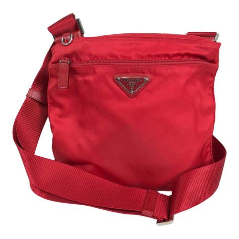 prada crossbody technical fabric red|prada crossbody wallet.